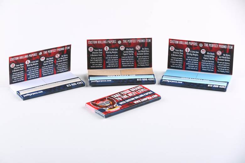 Customized Rolling Papers | Boost your branding in the industry