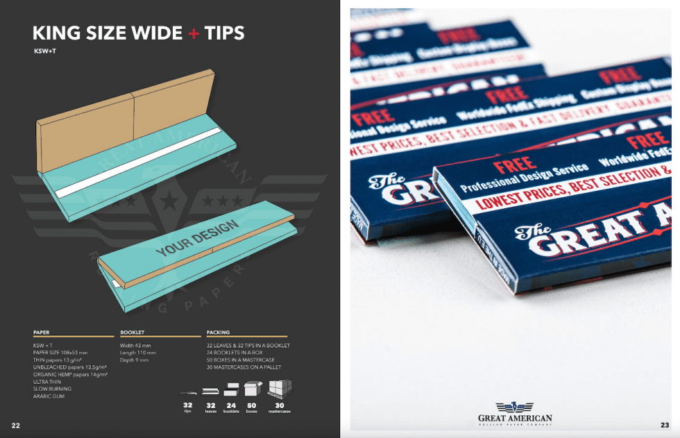 Customized Rolling Papers Boost your branding in the industry